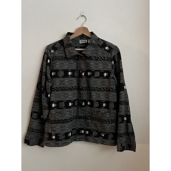 Chico's Tops - Chicos Design Button Up Top Size Medium Womens Front Pockets